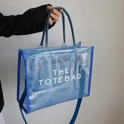 Elegant Transparent PVC Women's Tote Bag