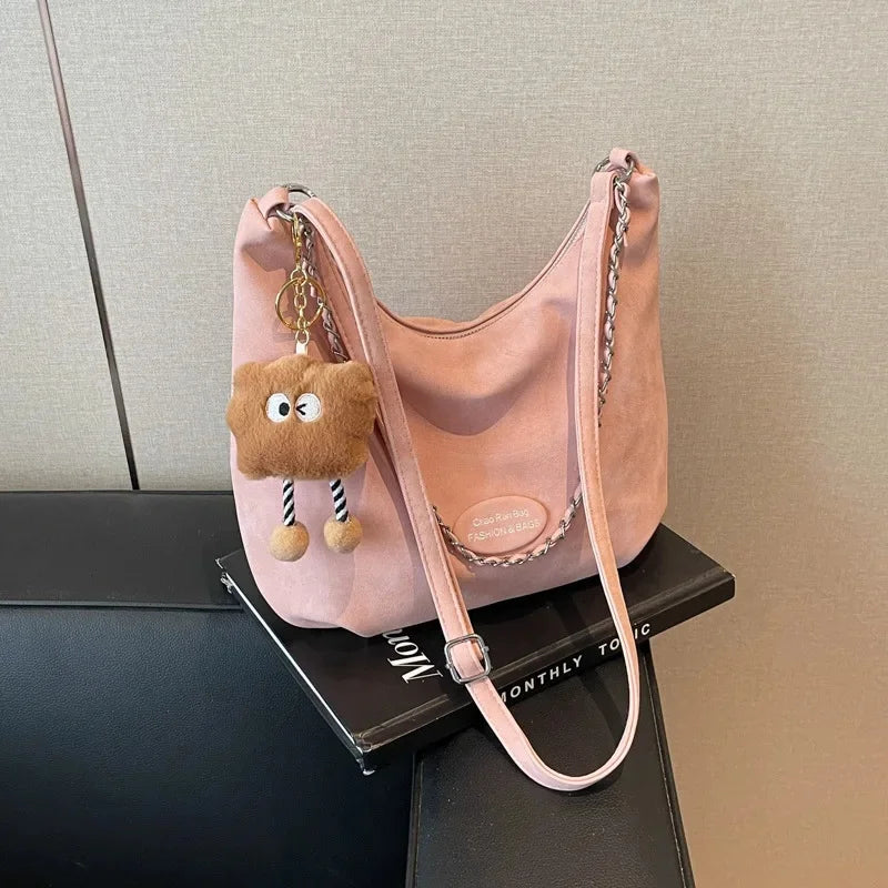 Elegant Retro Women's Shoulder Bag - Autumn Collection