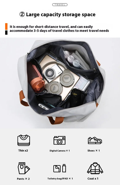 Elegant Oxford Travel Duffle Bag