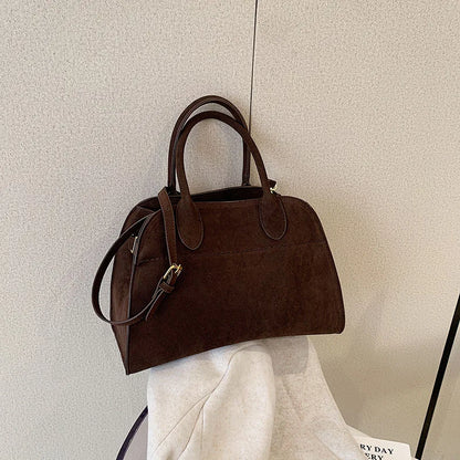 Exquisite Vintage Top-Handle Tote for Autumn Elegance
