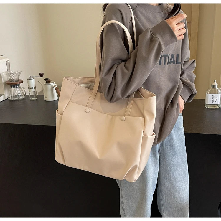 Elegant Canvas Tote Bag for Women - Versatile & Chic