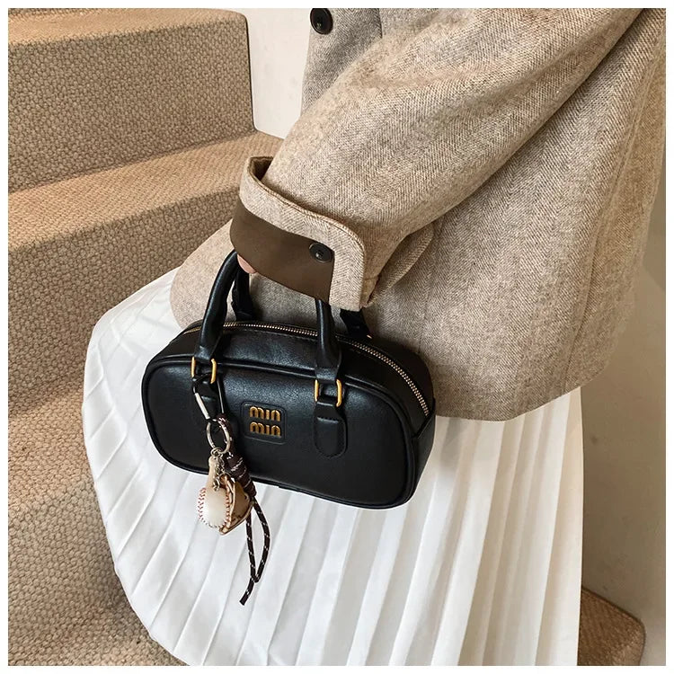 Elegant Retro Women's Crossbody Bowling Bag