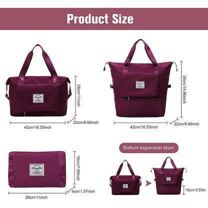 Elegant Women's Waterproof Travel Tote Bag