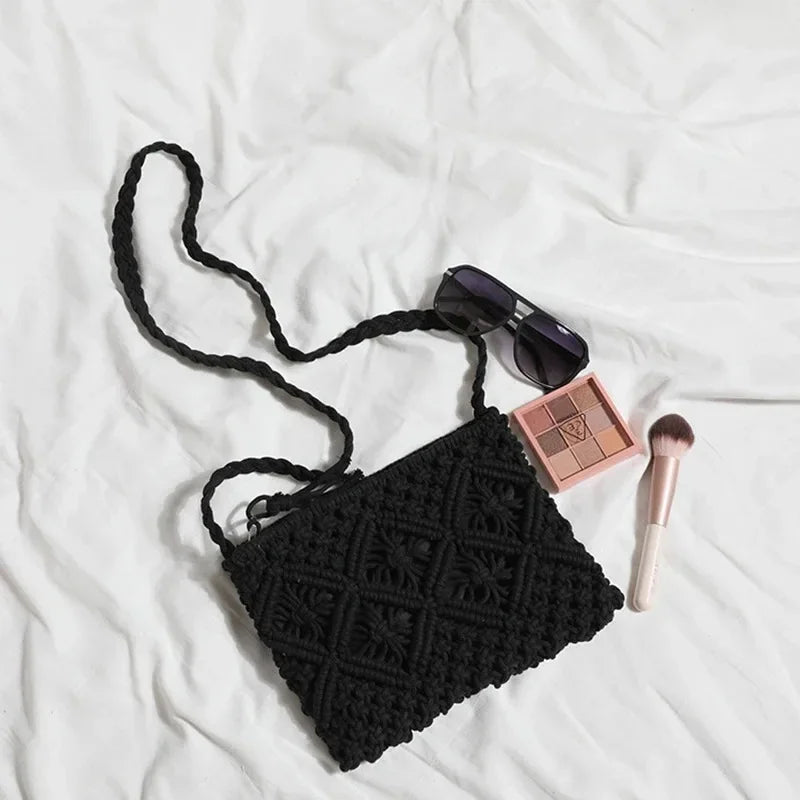 Exquisite Bohemian Straw Crossbody Bag for Women