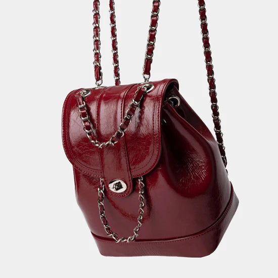 Elegant Korean Style Women's Chain Shoulder Bag