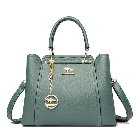 Exquisite Designer Leather Tote - Women's Luxury Handbag