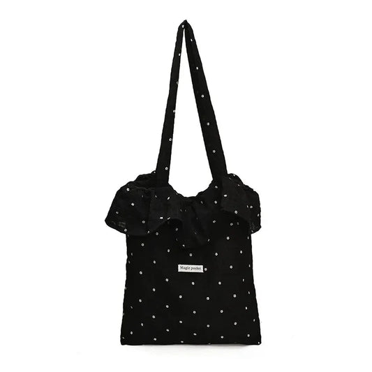 Elegant Floral Embroidered Ladies Shoulder Bag