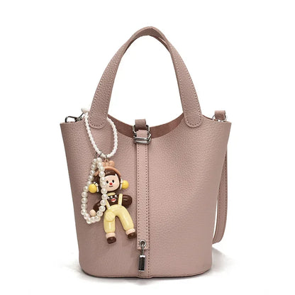 Elegant Women's Bucket Bag - Versatile & Chic