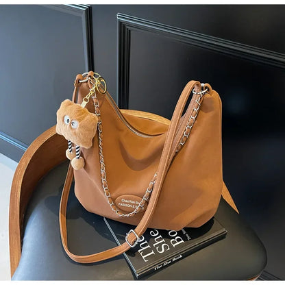 Elegant Retro Women's Shoulder Bag - Autumn Collection