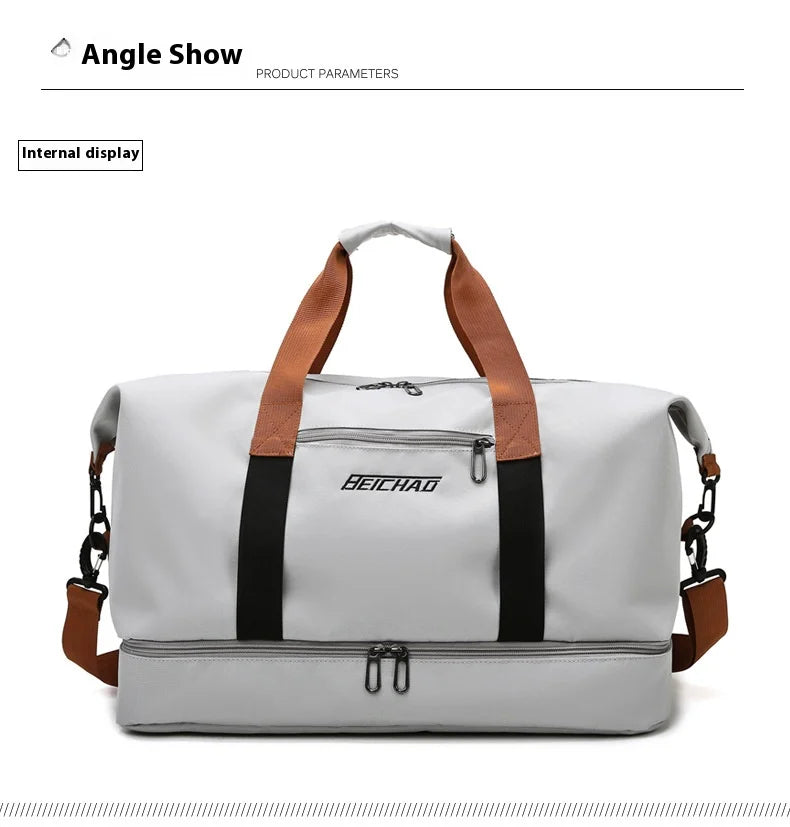 Elegant Oxford Travel Duffle Bag