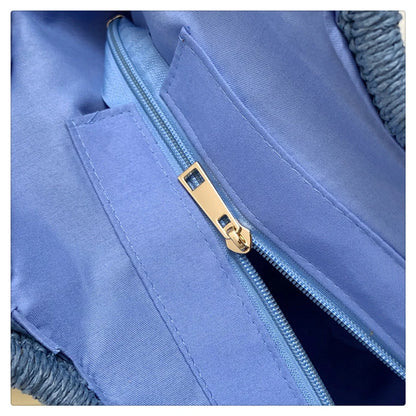 Elegant Straw Tote Bag - Versatile Designer Style