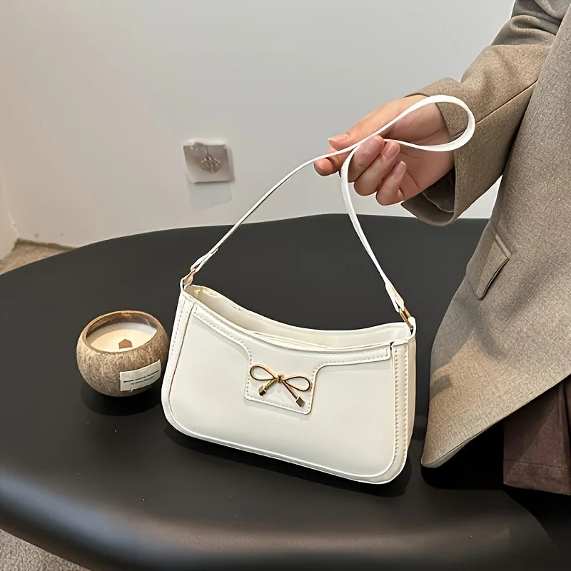 Exquisite Bowknot Shoulder Bag - Timeless Elegance