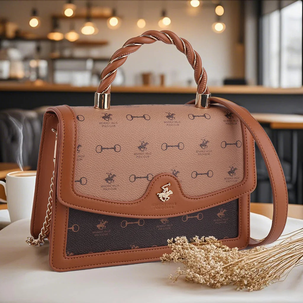 Elegant Top Handle Women's Shoulder Bag