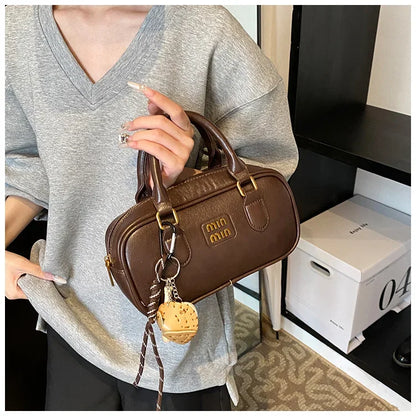 Elegant Retro Women's Crossbody Bowling Bag