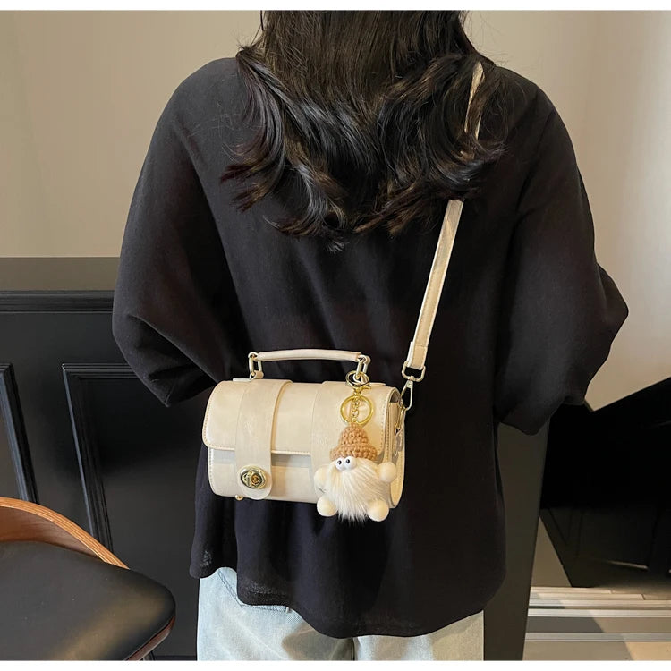 Elegant Women's Soft PU Boston Crossbody Bag