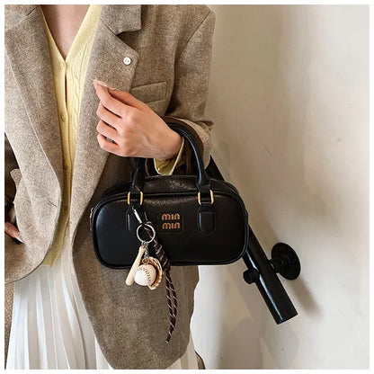 Elegant Retro Women's Crossbody Bowling Bag