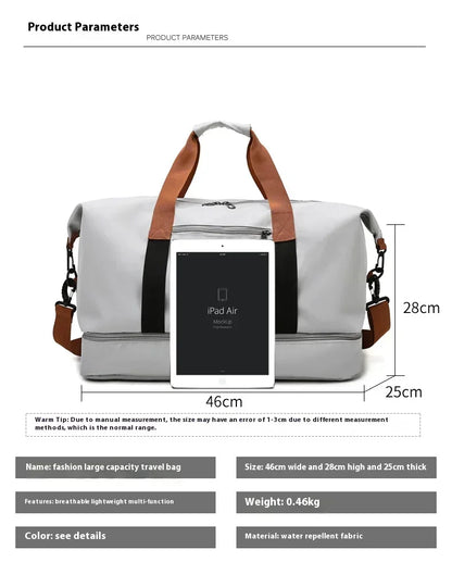 Elegant Oxford Travel Duffle Bag