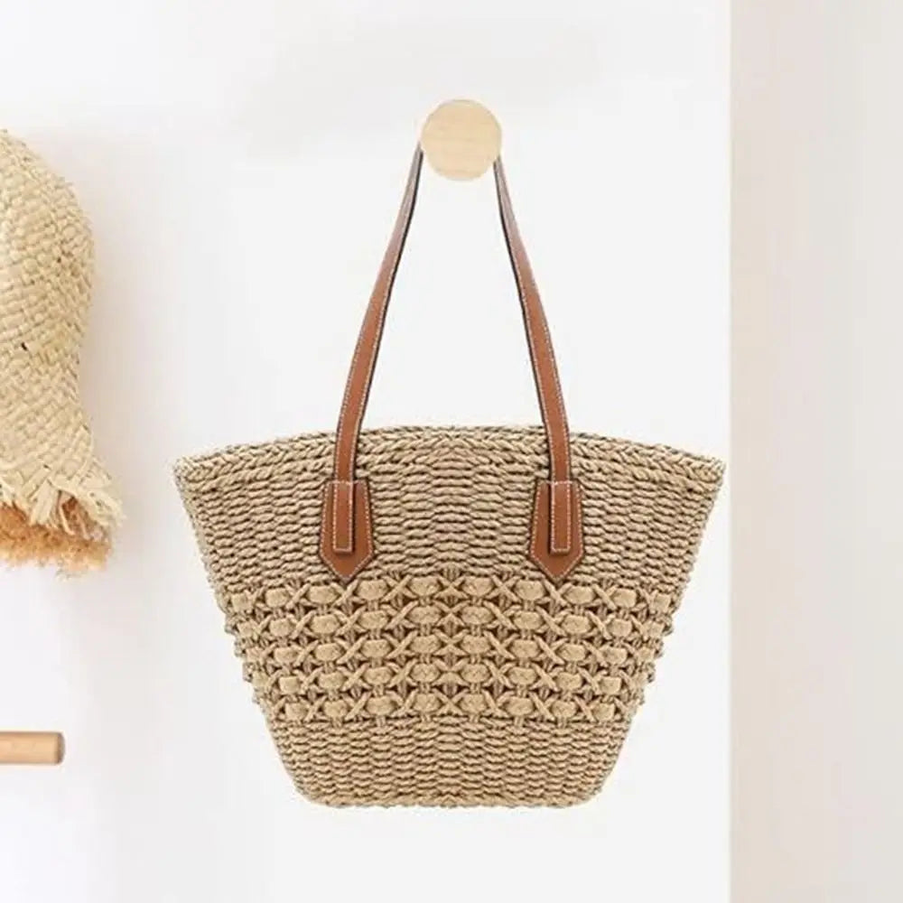 Exquisite Women's Woven Straw Tote Bag