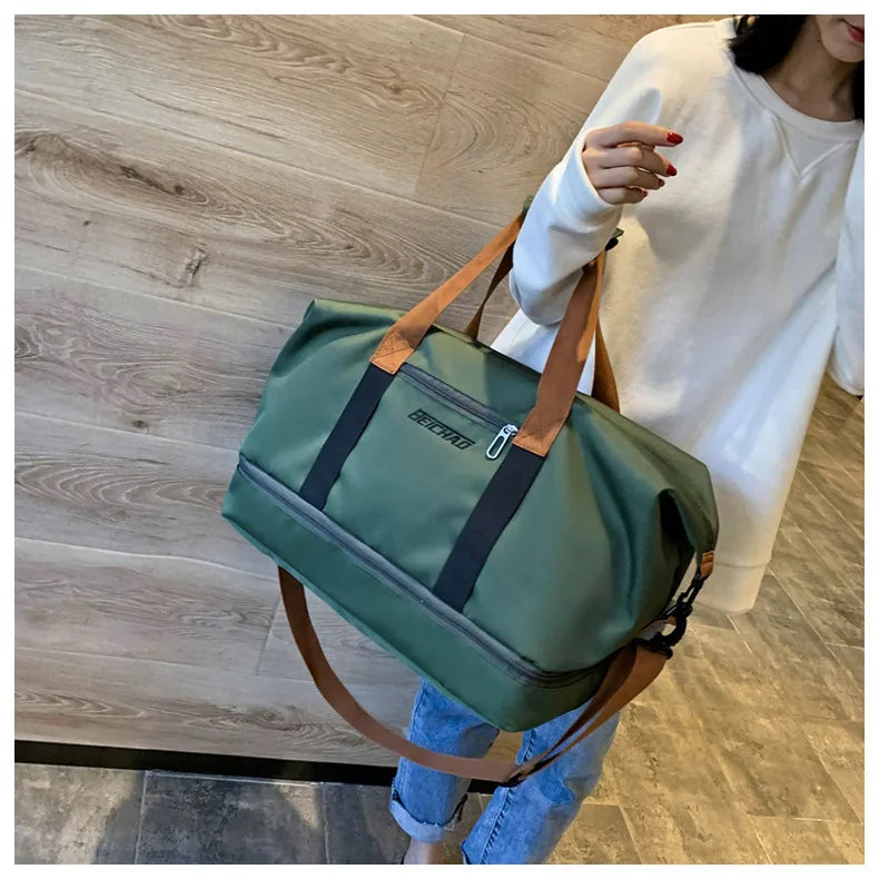 Elegant Oxford Travel Duffle Bag