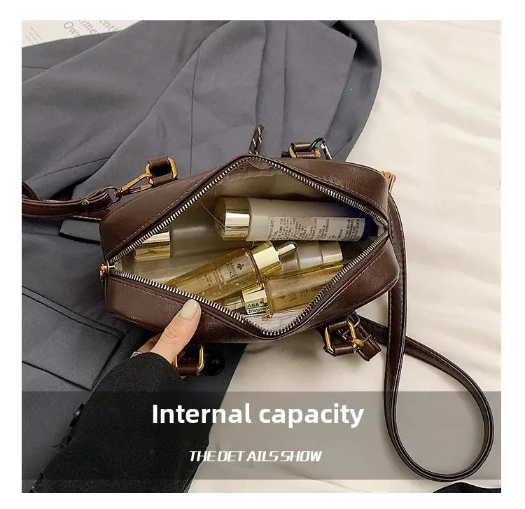 Elegant Retro Women's Crossbody Bowling Bag
