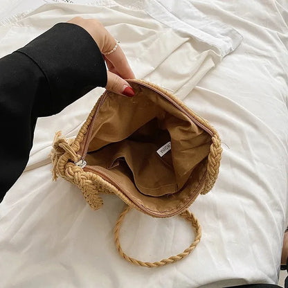 Exquisite Bohemian Straw Crossbody Bag for Women