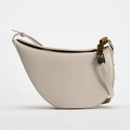 Exquisite Asymmetric Stone Shoulder Bag