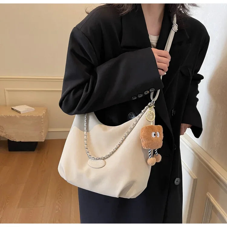 Elegant Retro Women's Shoulder Bag - Autumn Collection