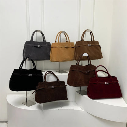 Elegant Velvet Tote Bag - Luxury Women's Handbag