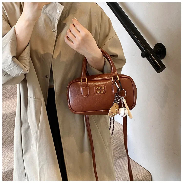 Elegant Retro Women's Crossbody Bowling Bag