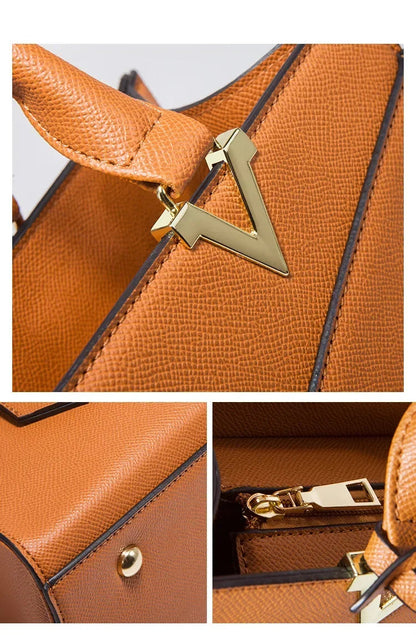 4-Piece Set Crossbody Bag, Wallet, and Card Holder