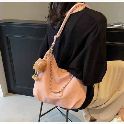 Elegant Retro Women's Shoulder Bag - Autumn Collection