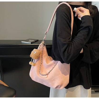 Elegant Retro Women's Shoulder Bag - Autumn Collection