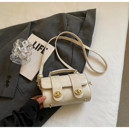 Elegant Women's Soft PU Boston Crossbody Bag