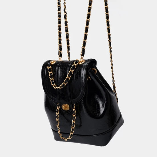 Elegant Korean Style Women's Chain Shoulder Bag