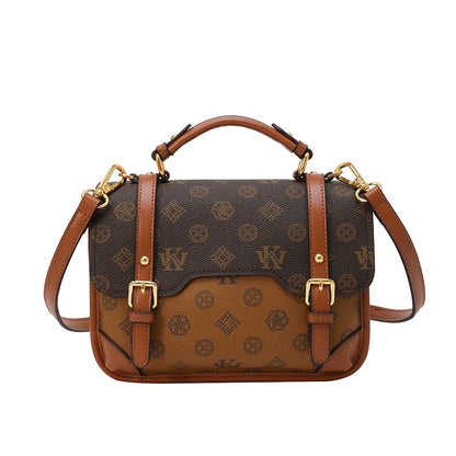 Exquisite Vintage Leather Crossbody Bag - Timeless Elegance