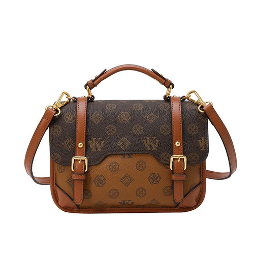 Exquisite Vintage Leather Crossbody Bag - Timeless Elegance