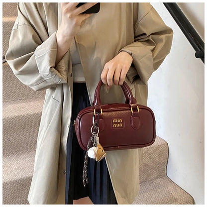 Elegant Retro Women's Crossbody Bowling Bag