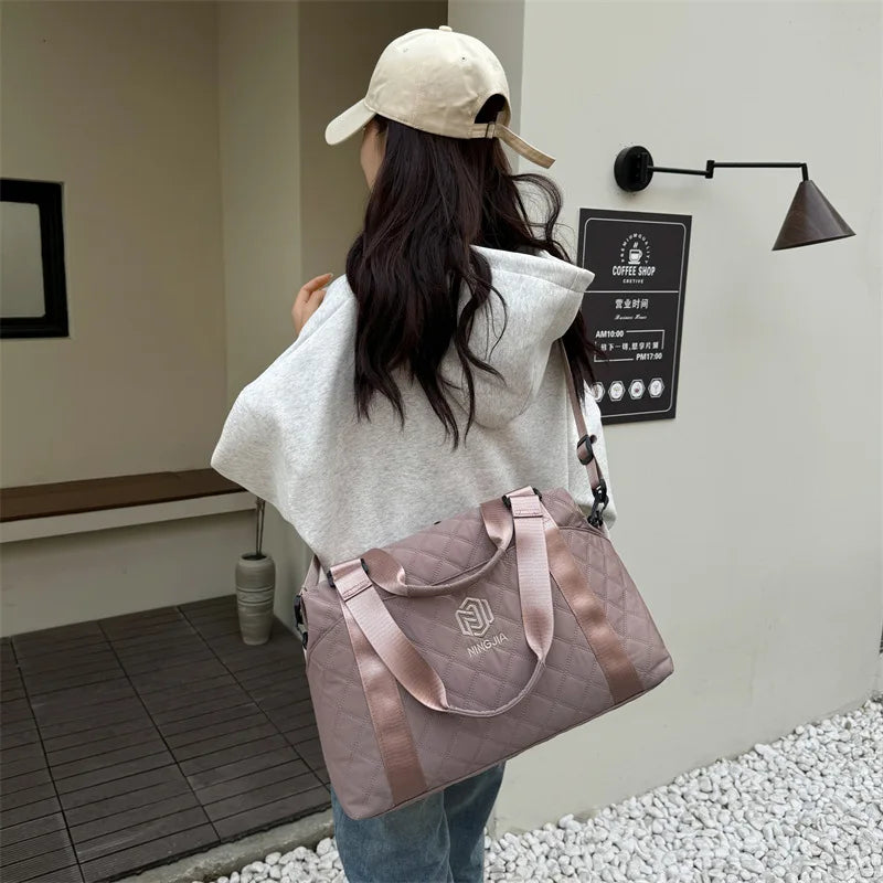 Elegant Oxford Women's Waterproof Travel Bag