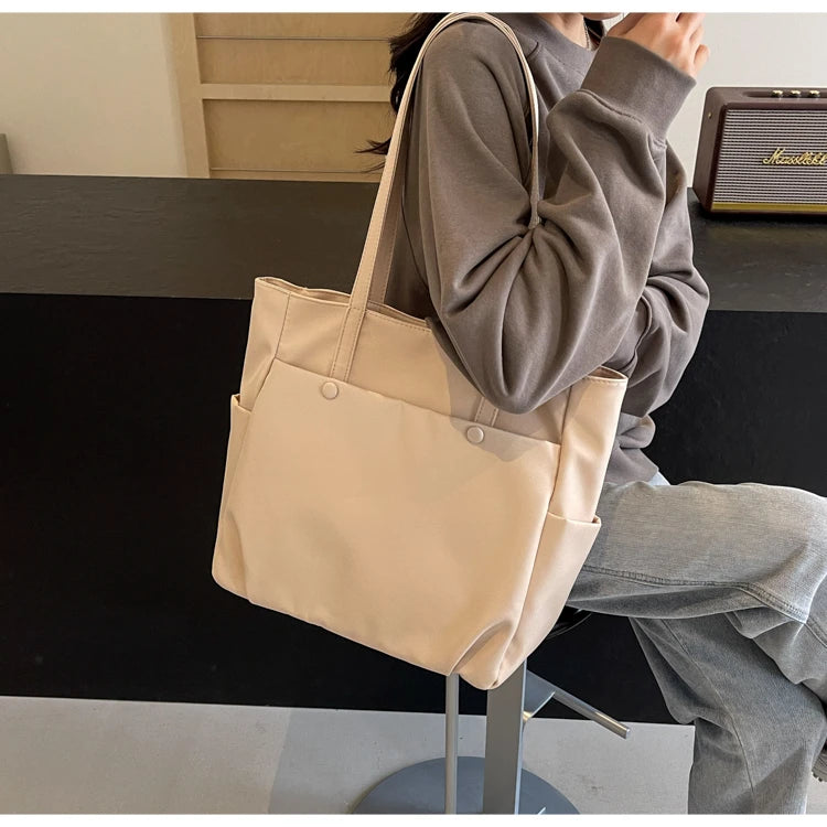 Elegant Canvas Tote Bag for Women - Versatile & Chic
