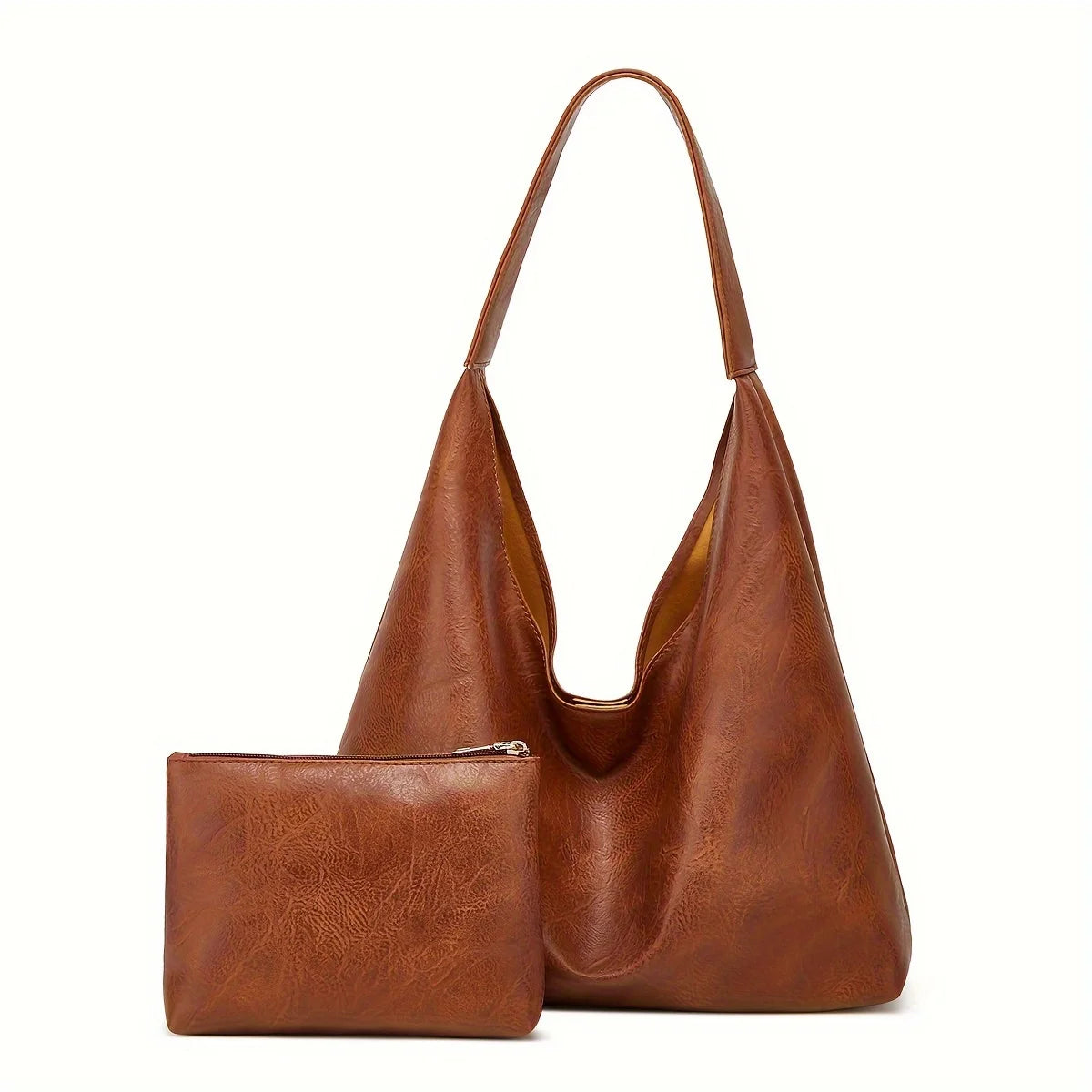 Elegant Retro Tote Bag for Women - Simple & Spacious