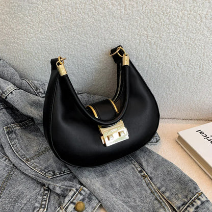 Elegant PU Leather Women's Underarm Bag