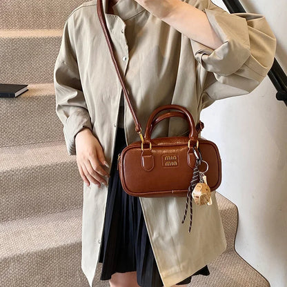 Elegant Retro Women's Crossbody Bowling Bag