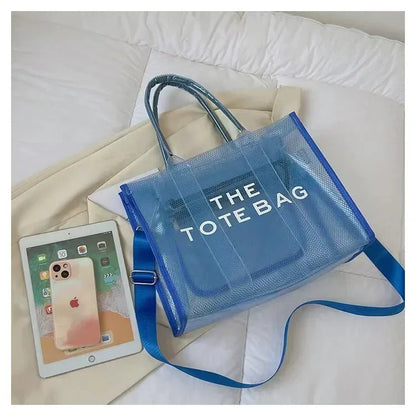 Elegant Transparent PVC Women's Tote Bag