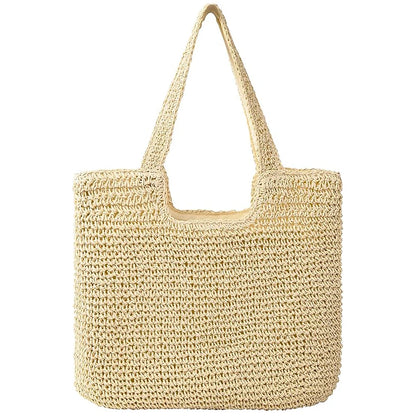 Exquisite Woven Straw Beach Tote for Women