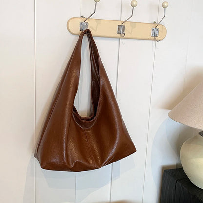 Elegance Retro Shoulder Bag - Luxurious PU Leather