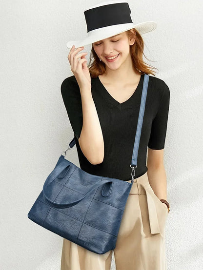 3-Piece Fashionable Women's Shoulder Bag Set