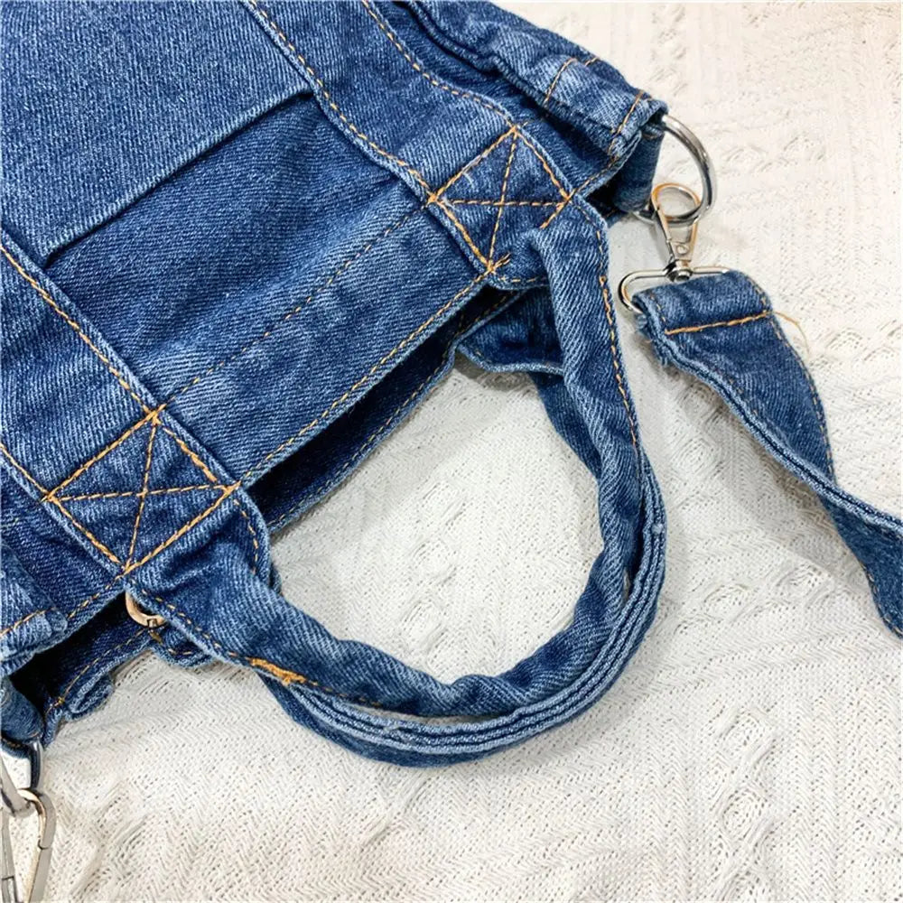 Sophisticated Denim Shoulder Bag for Women