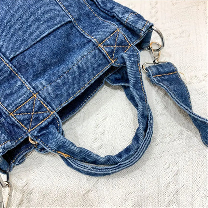 Sophisticated Denim Shoulder Bag for Women