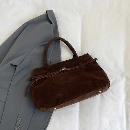 Elegant Velvet Tote Bag - Luxury Women's Handbag