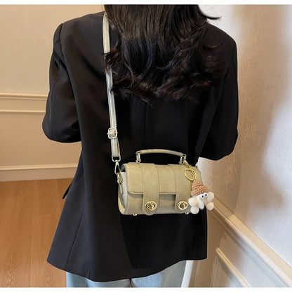 Elegant Women's Soft PU Boston Crossbody Bag